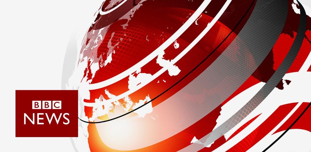 BBC News graphic: Sleep cleans brain toxins. Red globe with white lines, BBC News logo.