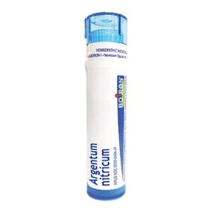 Argentum nitricum 200C homeopathic medicine by Boiron for natural health support.
