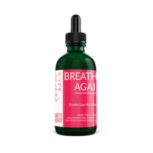 Breathe Again Concentrated Decoction 4oz. Natural remedy for respiratory support and easy breathing. Over-the-counter herbal solution.